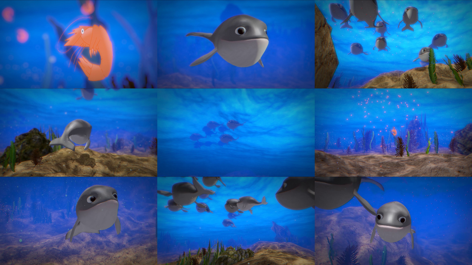 Sample of an animated series episode with Shark 3D, created like playing a game
