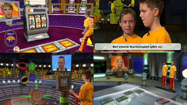 TV game shows using interactivity features of Shark 3D